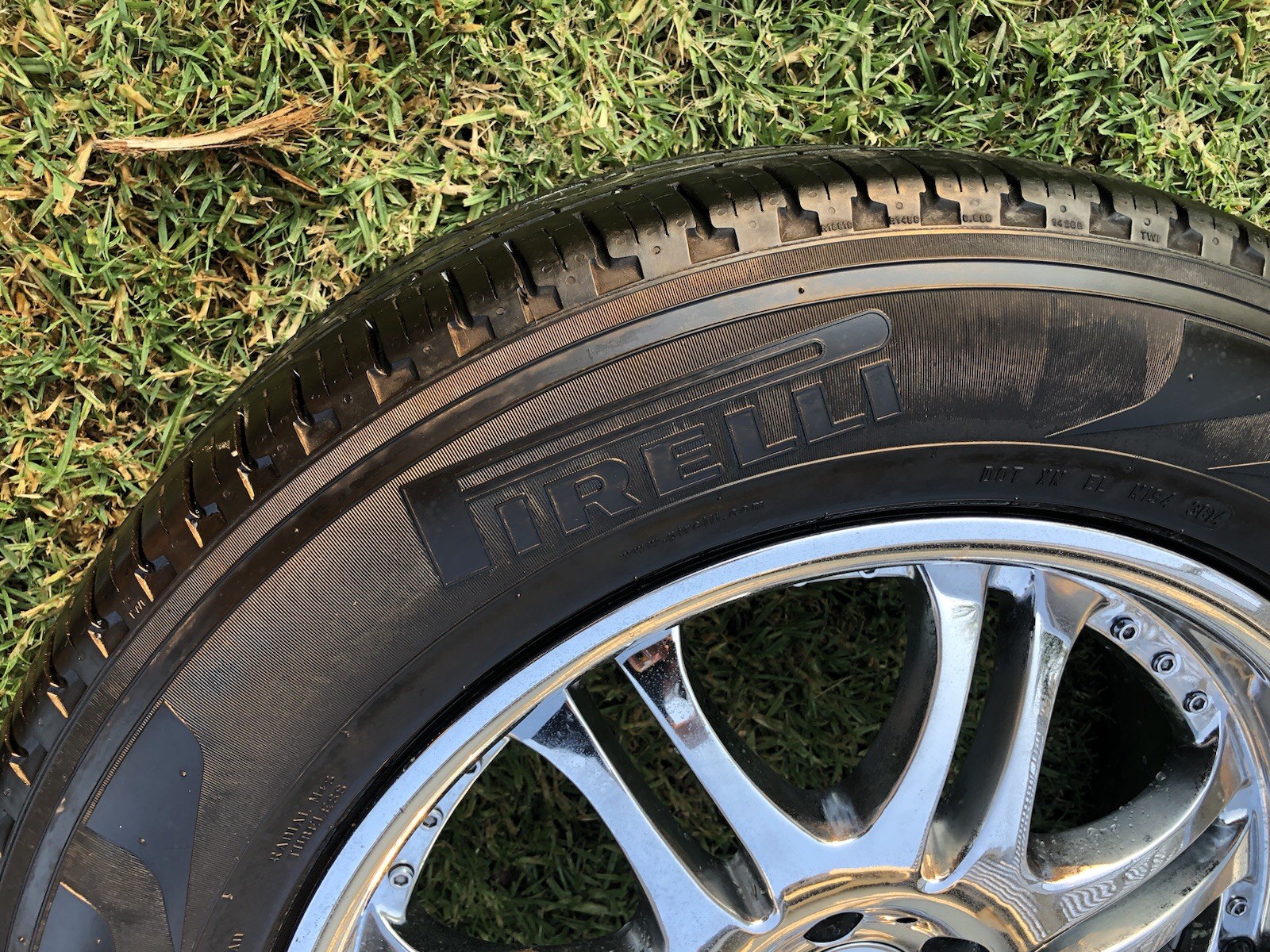 Armano Rims and Tires 19” x8” Pair & 20” x 8.5” Pair Set of 4 Wheels 5 x 4.75”