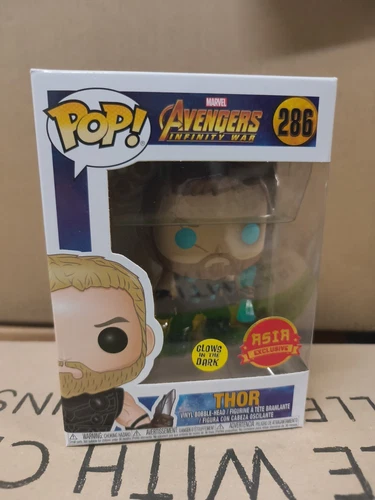 Funko Pop Marvel Avengers Infinity War Thor #286 Asia exclusive GITD 