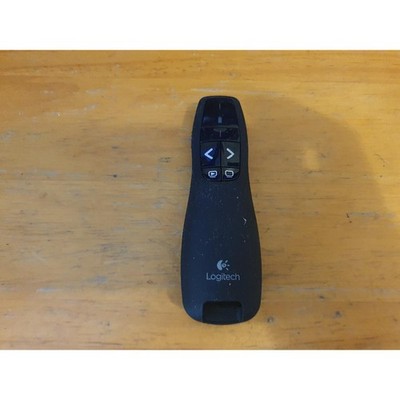 Logitech R-R0008 Laser-Fernbedienung schwarz kabellos Handheld für Präsentation