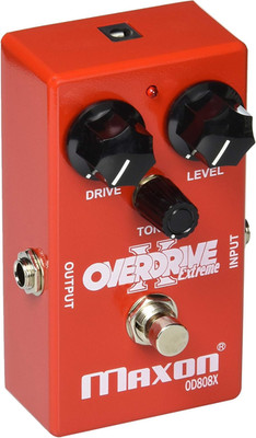 Compact Series OD808X Overdrive Extreme Bass Distortion Effects Pedal