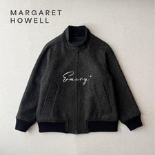 MARGARET HOWELL Harris Tweed Wool Blouson Coat Size 1 Bracken Color