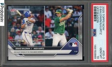 2025 Topps Now Offseason #OS3 Drake Baldwin Nick Kurtz PSA 10 GEM MINT