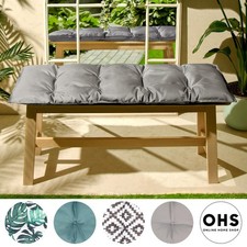 OHS Print Outdoor 2 Seater Bench Cushion Garden Furniture Seat