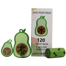 Dog Poop Bag Holder, 2 in 1 Pet Waste Bag Dispenser for Walking