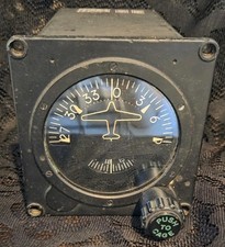 Instrumento de aviación direccional GYRO eléctrico indicador lateral a lateral Marina de los Estados Unidos