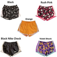 Nike Youth Girl's Microfiber Dri Fit Built-In Liner Elastic Waist Short