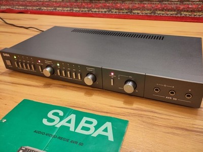 SABA AVR 50 Audio Video Regie Controller Silber, inkl. Originalanleitung VINTAGE