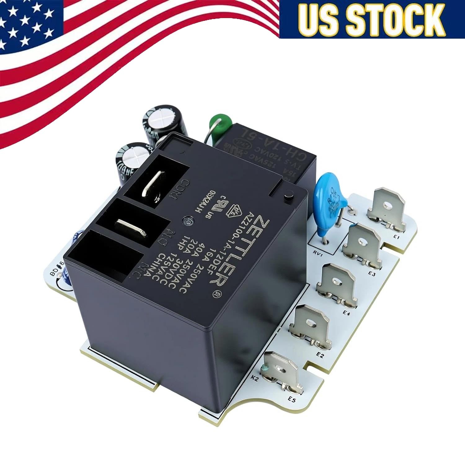 57T01-843 Blower Time Delay Relay For 91-9301 24V Post-Purge Fan Delay Control