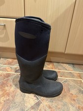 Original Men’s Muck Boots Size 10 Black, Neoprene Lined Wellies
