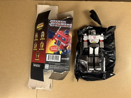 Super7 Transformers METALLIC Megatron 4” ReAction Figure Blind Box Decepticon