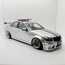 GT Spirit 2008 MERCEDES BENZ C-CLASS C63 AMG SILVER LE 999pcs 1:18*Custmized