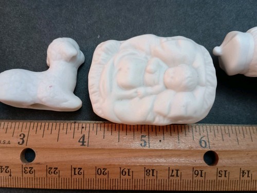 9 Piece Ceramic Bisque Nativity Set Ready to Paint - Picture 15 of 19