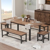 Esstisch Ausziehbar 120-160 X 76 Cm KüChentisch FüR 4-8 Personen Esszimmertisch