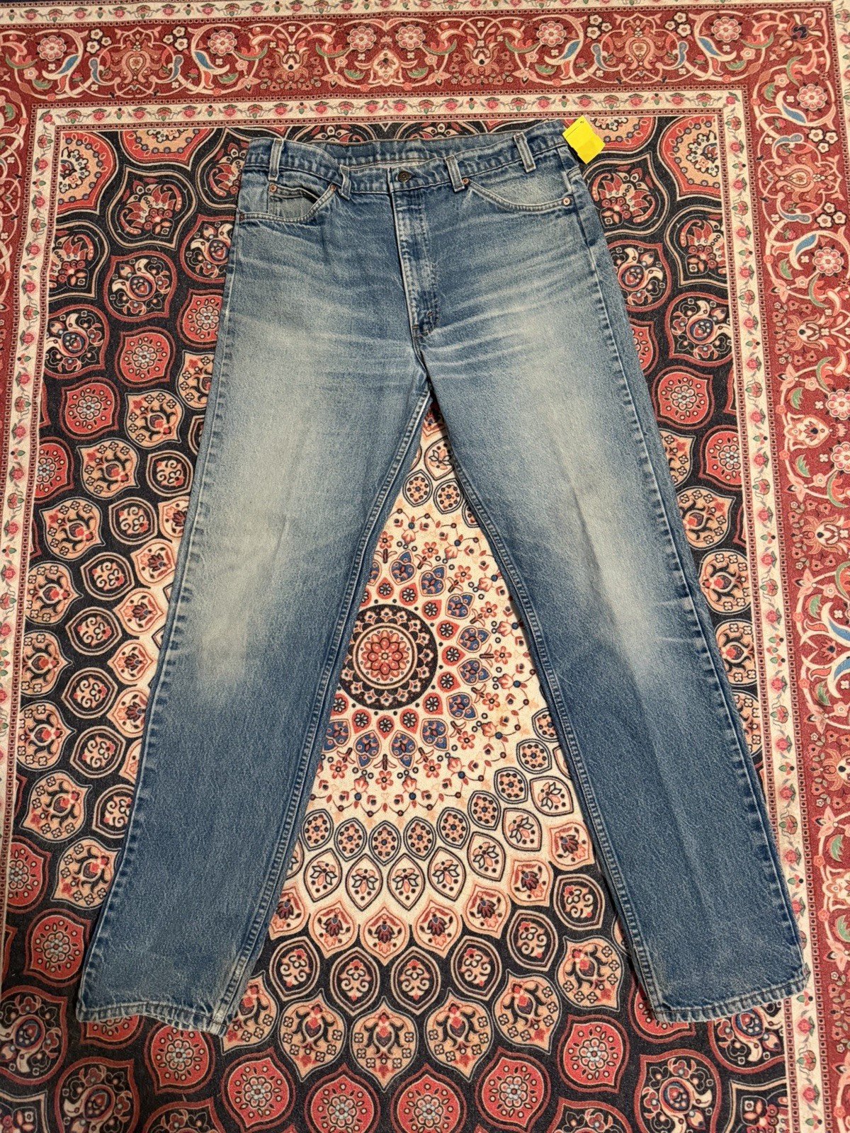 Mens 38x34 (fits 36x34) Made In Usa 80s Nice Fade
