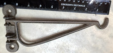 Cast Iron Metal Wall Mount Swivel Pivot Plant Hook 9.3" Long Bird Feeder Hanger