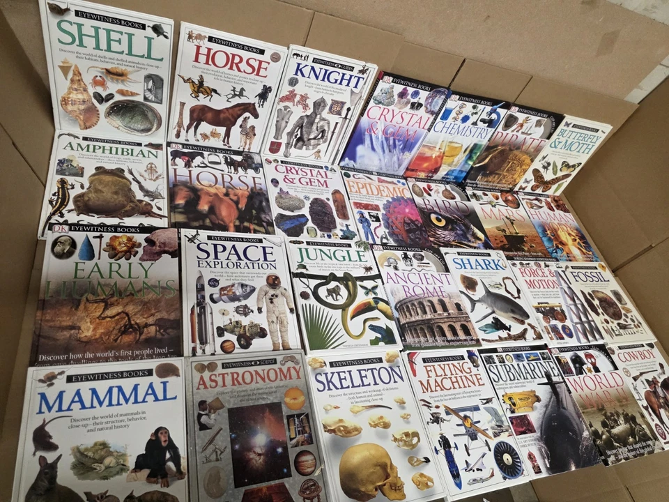 Lot of 5 DK Eyewitness Books Science History Art Animals Homeschool RANDOM Set - Image 3 of 4