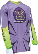Moose Racing Agroid Mesh Youth MX Offroad Jersey Purple/White XL