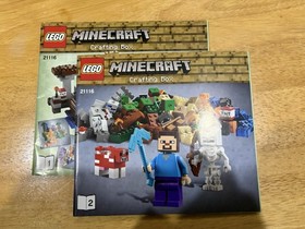 LEGO Minecraft Instruction Manual Booklet Lot of 4 Booklets Only, No Bricks