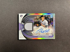 2025 Bowman Chrome Chase Dollander Rc Rookie Relic Auto 027/150 BJLB