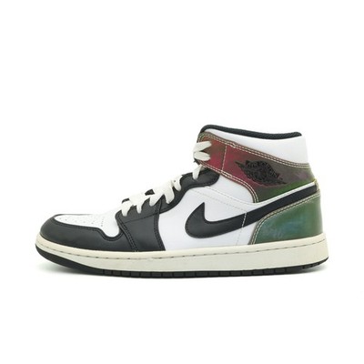 Nike Damen Air Jordan 1 Mid Sportschuhe Schwarz Weiß Release Sneaker EU 41
