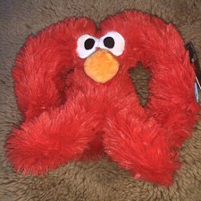 Bark Box Sesame Street Pretzel Me Elmo Dog Toy M-L 20 Lbs Crinkle T-Shirt Rope