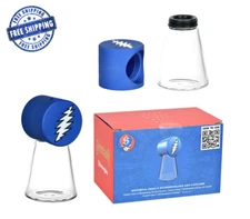 STUNDENGLASS Gravity Infuser Ash Catcher Drop Down Glass Bottom ⚡ GRATEFUL DEAD