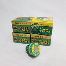 Lot Of 16 Bussmann Fustat S30 Dual Element Type S Fuses