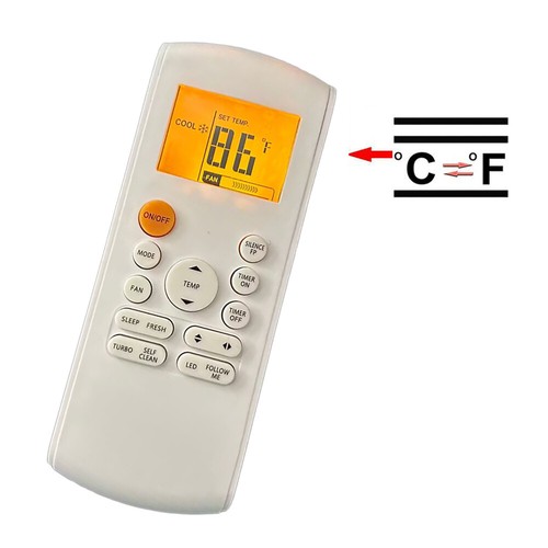 Control remoto para aire acondicionado MRCOOL HAZLO TÚ MISMO-12-HP-C-115C25 HAZLO TÚ MISMO-24-HP-WM-230C25 - Imagen 2 de 6