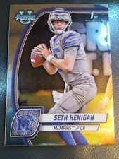 2024 Bowman University Chrome - #162 Seth Henigan 1st Bowman (RC) Memphis 