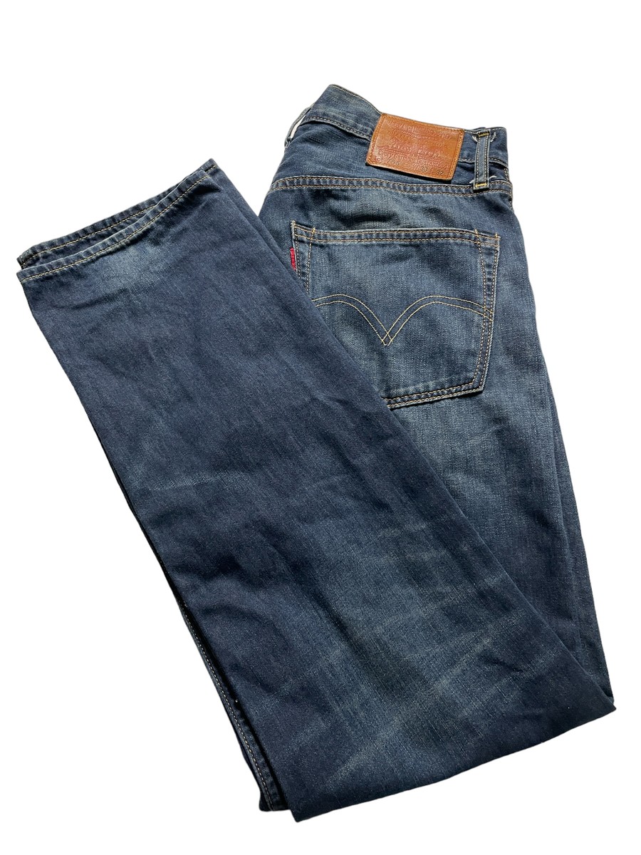 Levi's Lot 766 Mens Blue Denim Jeans Size W30 L32 Australia