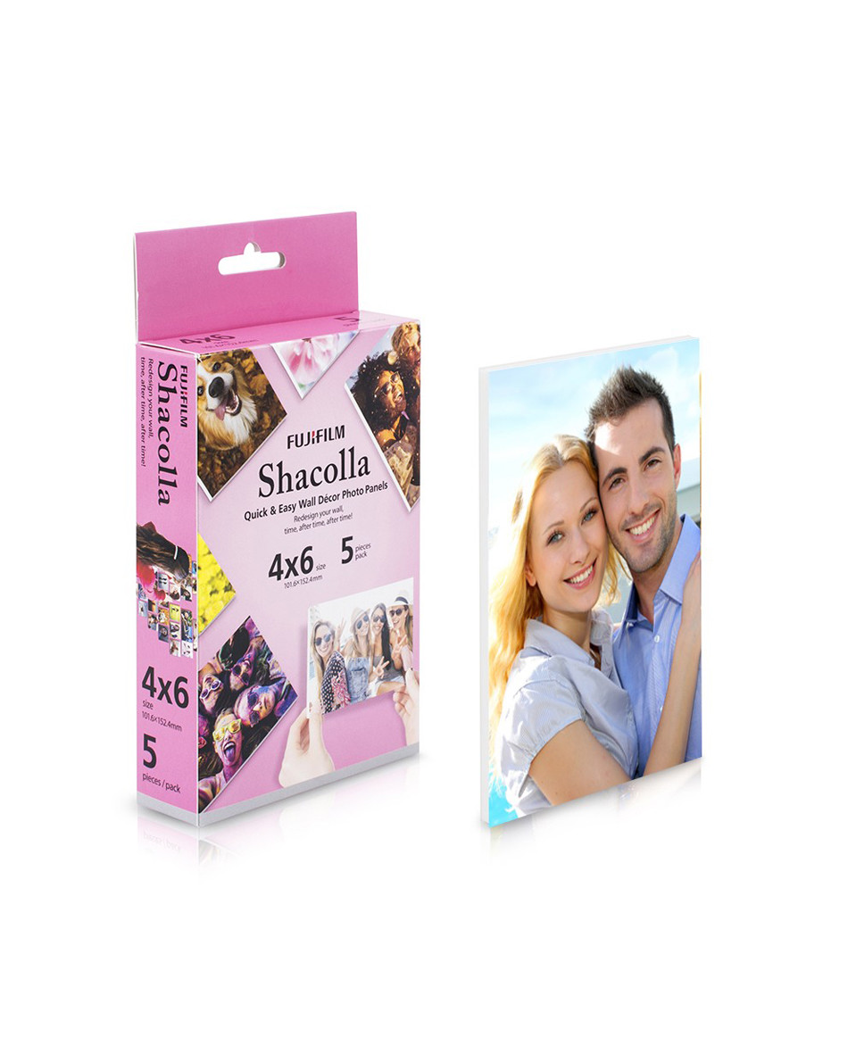 FUJI SHACOLLA PER INSTAX PANNELLO ADESIVO 10X15 CM PACCO DA 5 PEZZI