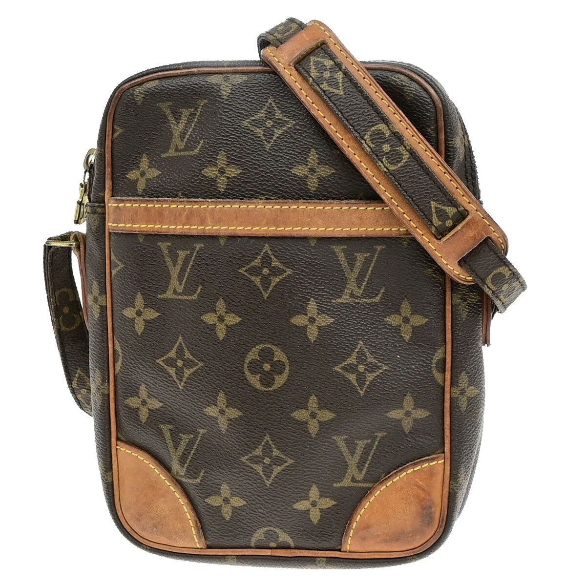 LOUIS VUITTON（LV） Borsa a tracolla Louis Vuitton Danubio monogramma pelle marrone Francia M45266 30ED775