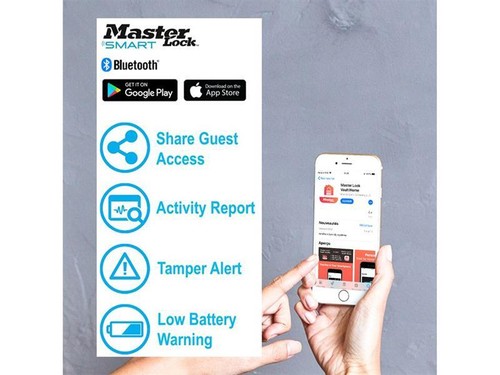 Master Lock 4401 Outdoor Bluetooth Padlock MLK4401E - Picture 4 of 8