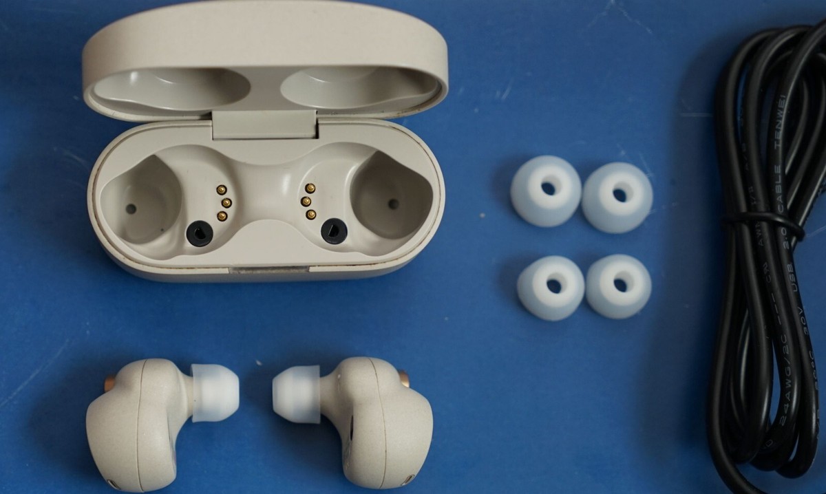 Buy Sony WF1000XM4/S Bluetooth Wireless Earbuds - Silver online | eBay