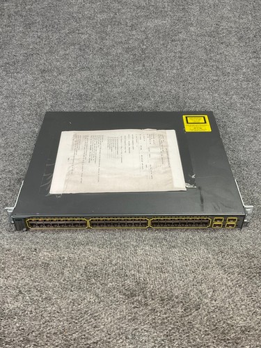 Cisco Catalyst 3750 π PoE-48 Switch π₯οΈ 48-Port Gigabit Ethernet Black - Afbeelding 3 van 23