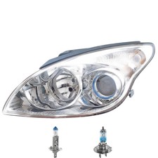 Scheinwerfer rechts chrom inkl. OSRAM Lampen mit Blinker für Hyundai i30 FD