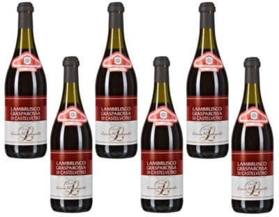 6x Laura Romagnelli Lambrusco Grasparossa di Castelvetro halbsüß - 0,75 L