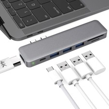 Multiport USB-C Hub Type C To USB 3.0 4K HDMI Adapter for MacBook Pro/Air A8J2