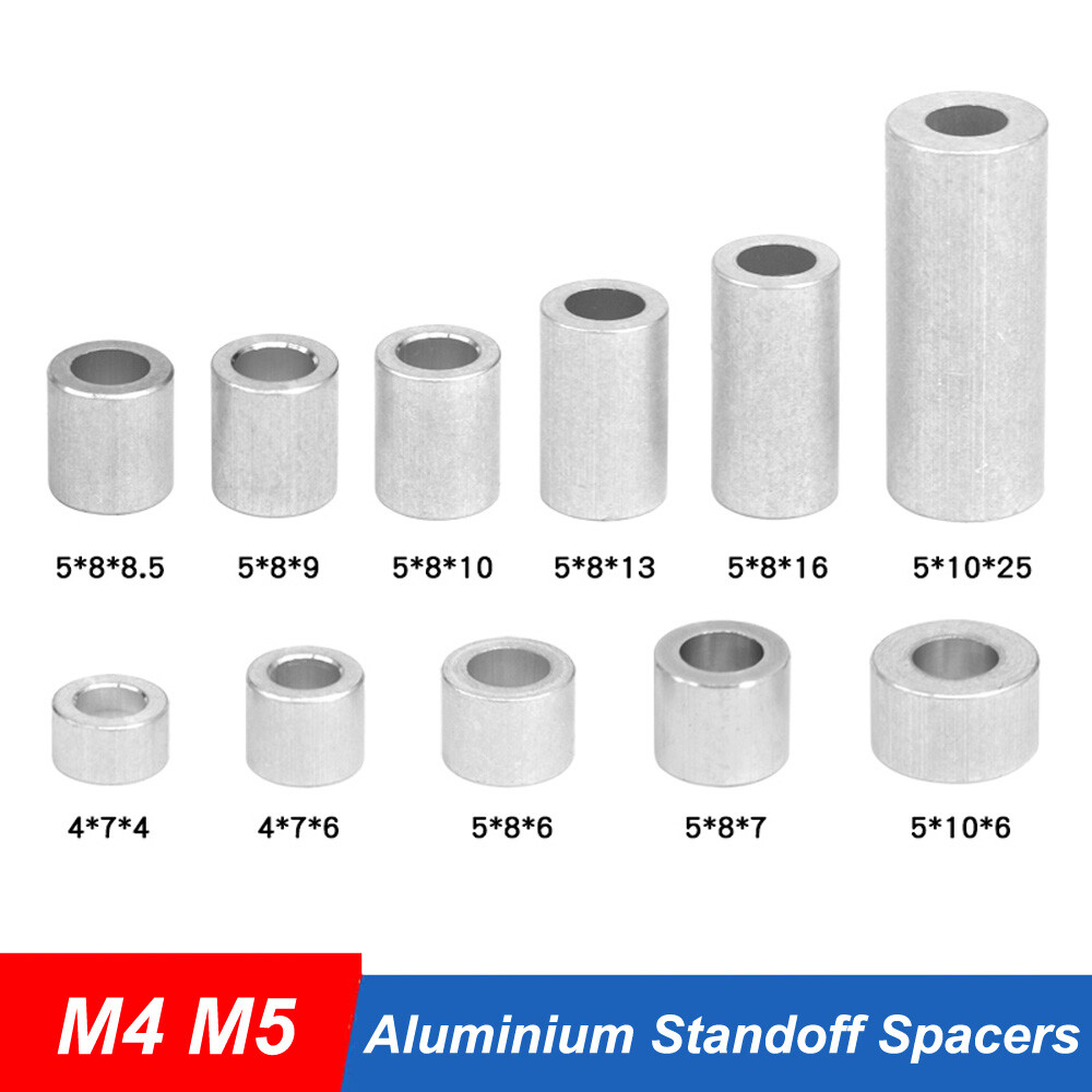 Aluminium Standoff Spacers M4 M5 Stand off Stand Collar Round Spacer