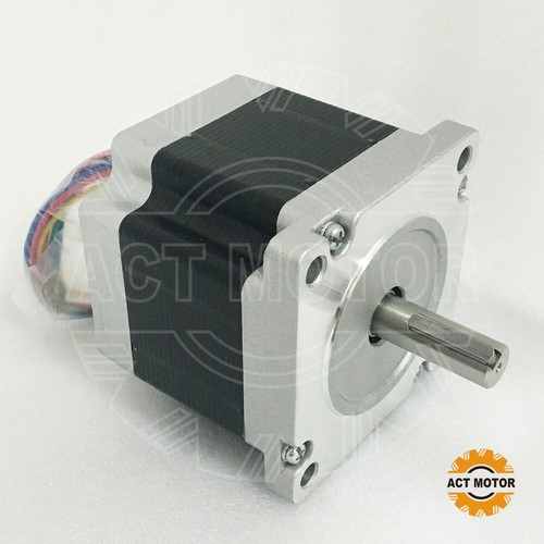 1PC ACT Nema34 34HS7440D14L34J5-25 Schrittmotor 640oz-in,4A,Φ14,keyway&Treiber - Picture 2 of 7