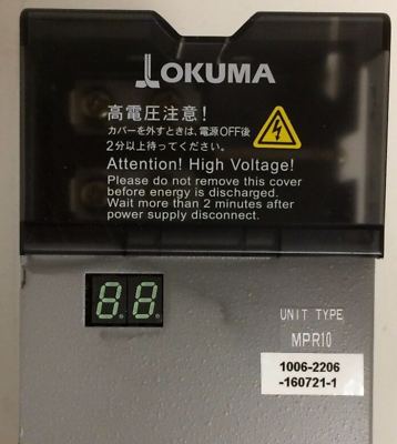 Okuma MPR10 1006-2206 Power Supply REFURBISHED! EXCHANGE Okuma MPR10 1006-2206 Power Supply REFURBISHED! EXCHANGE