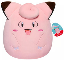 10" Squishmallow Clefairy cute pokemon plush, brand new with tags