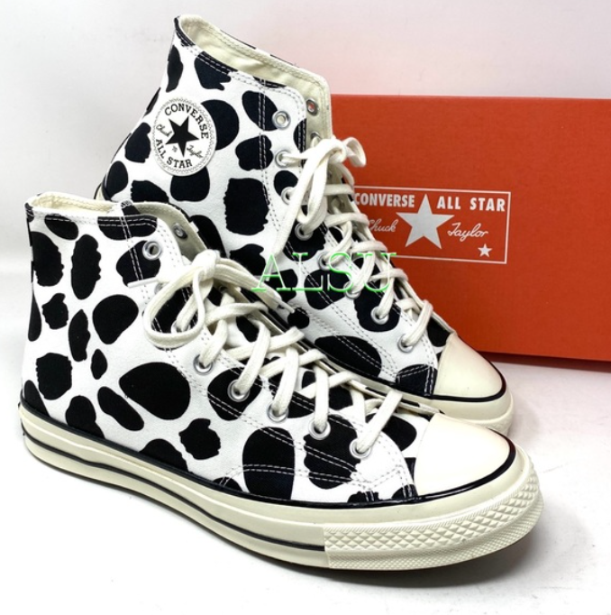 Converse Chuck 70 High Canvas Casual Skate Animal Print Shoes
