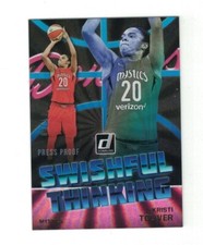 KRISTI TOLIVER 2019 Panini Donruss WNBA GOLD LASER Press Proof #3/10 Swishful