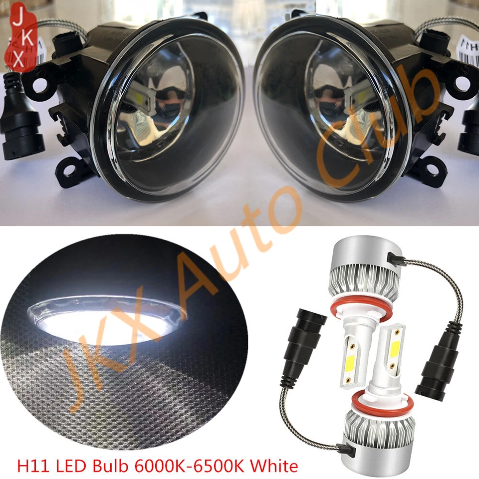 Par de luces antiniebla LED para parachoques delantero Lincoln Navigator 2007-2015 reemplazar n Foto 2 de 4