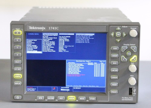 Tektronix 1741C Analog Dual Standard Waveform Monitor w/ CPS Option - Picture 2 of 5