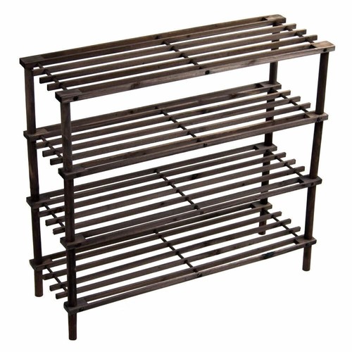 2 3 4 STUFEN HOLZ SCHUHE STIEFEL TRAINER RACK SCHUH AUFBEWAHRUNG REGAL STÄNDER ORGANISATOR - Bild 3 von 23