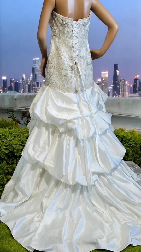 Wedding Dress Size USA Size 14 - Image 3 of 4