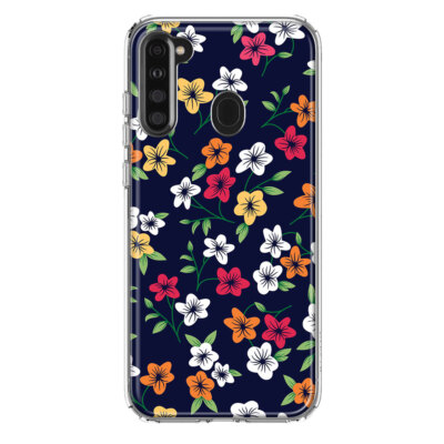 Mundaze Case for Samsung Galaxy A21 Cover Cute Colorful Flowers