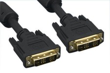 10 Ft DVI Integrated DVI-I Single Link 18 5 Male Cable 28 AWG TV LCD LED Monitor